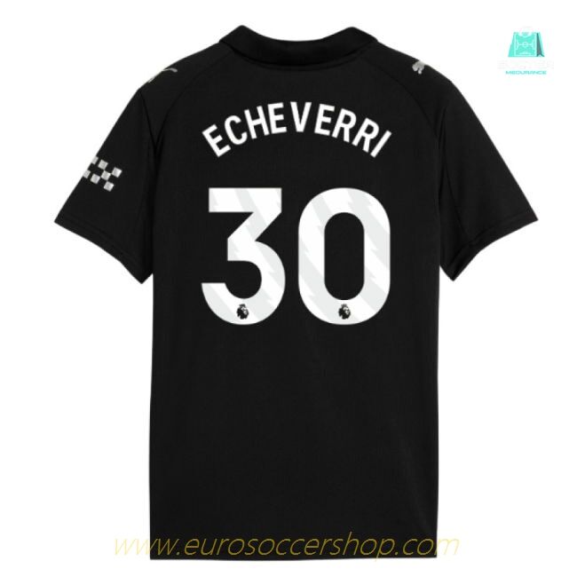 2025-2026 Man City Away Shirt (Kids) (Echeverri 30)