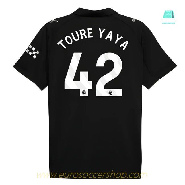 2025-2026 Man City Away Shirt (Toure Yaya 42)