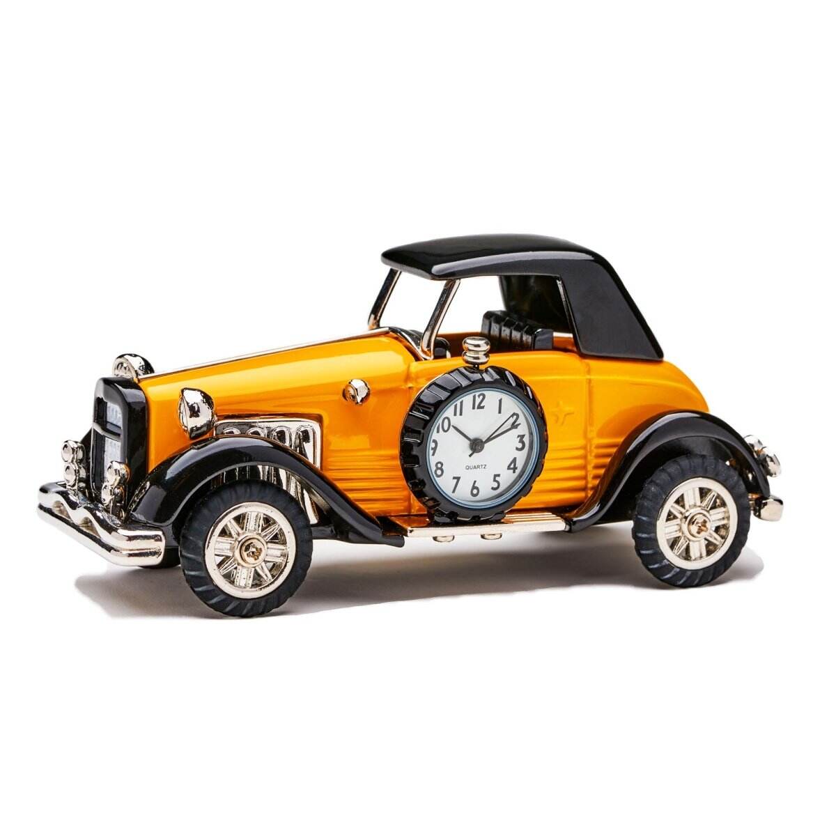 Antique Car Clock - Yellow