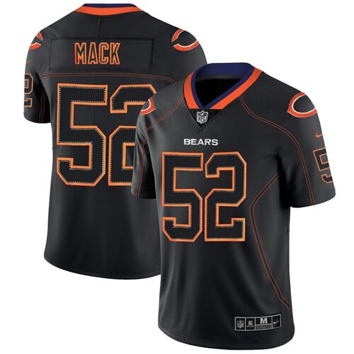 Authentic None #None Black Lights Out Limited NFL Jersey player jersey