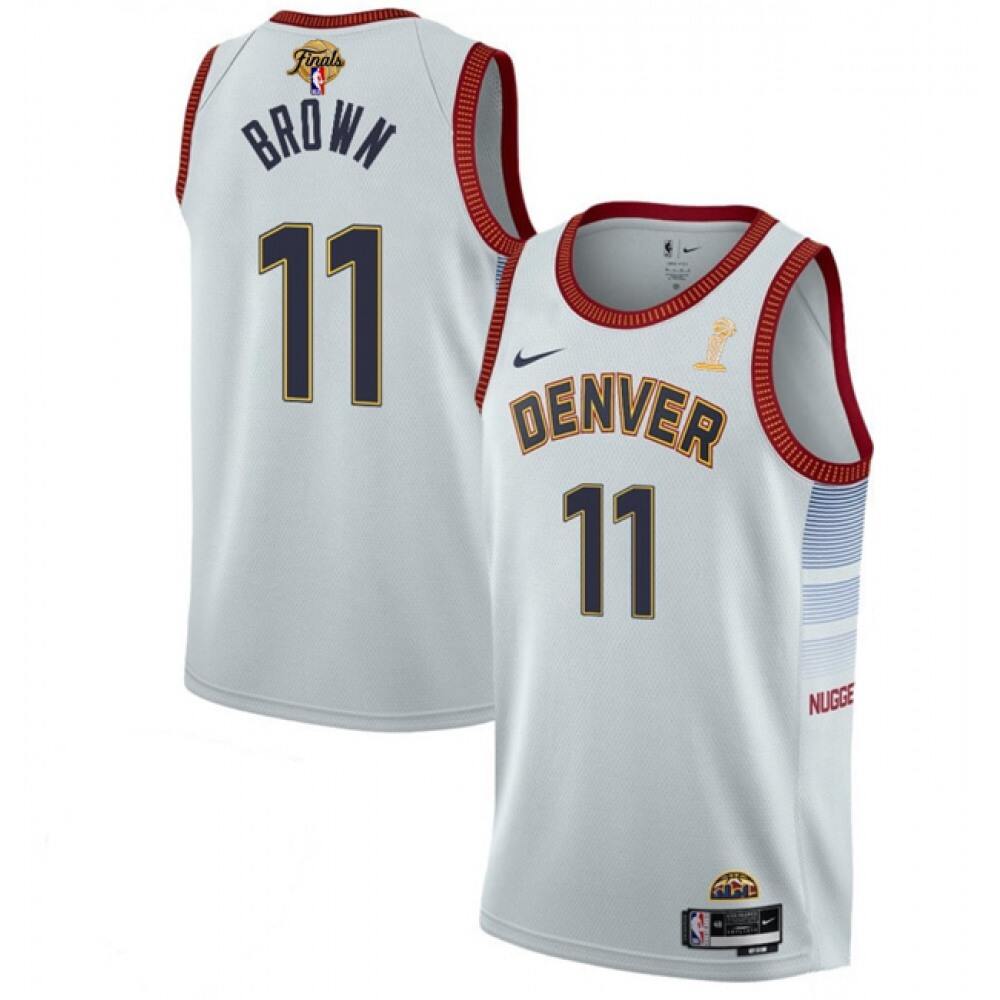 Official Denver Nuggets 11 Jersey White - Fan Favorite