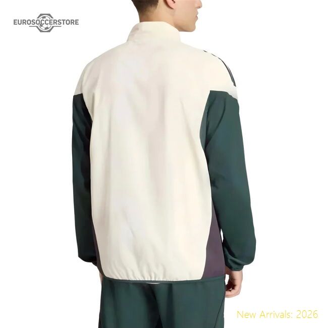 High-quality 2025-2026 Bianconeri Eu Presentation Fan Jacket (ecru