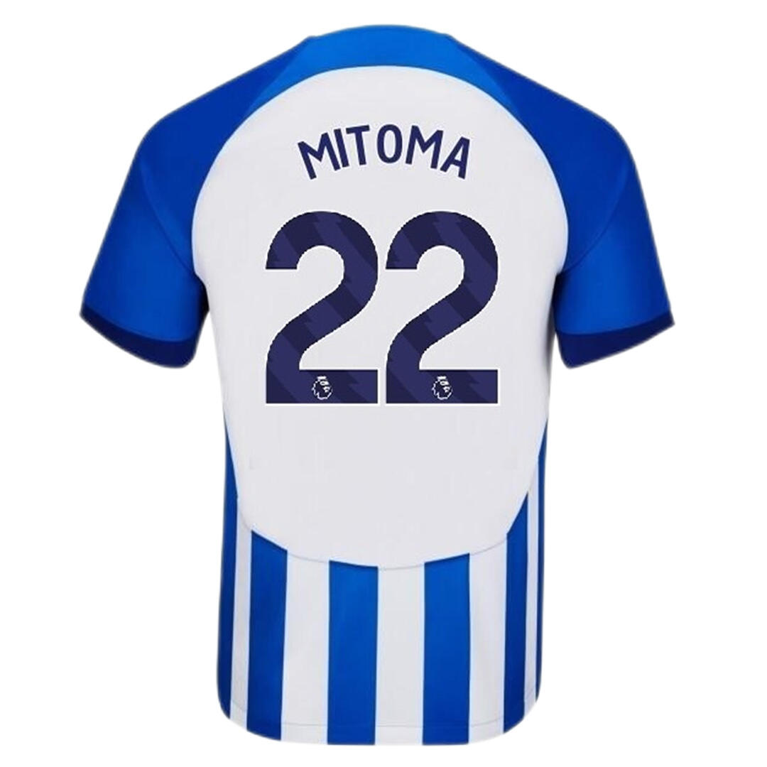 BrightonHove Albion 2324 Home Soccer Jersey Football Shirt MITOMA 22