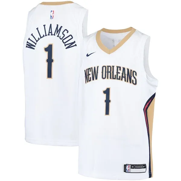 Durable Zion Williamson NOP NBA Swingman Jersey - Licensed Product