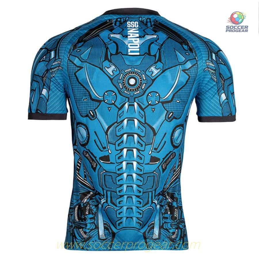 NAPLES Serie A JERSEY 2025-26 Edition TRAINING BLUE