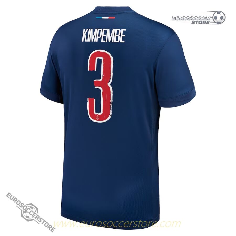 24-25 Season PSG Champions League Final KIMPEMBE Number 3 Jersey
