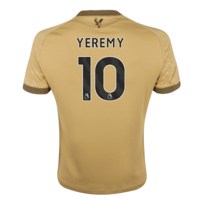 Genuine Crystal Palace Yeremy 10 2025 2025-2026 Crystal Palace Thir...