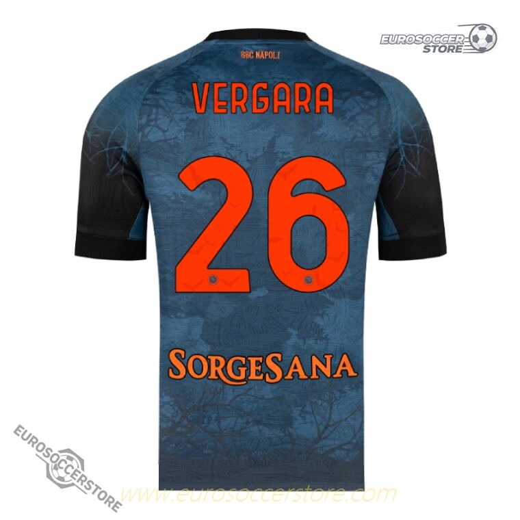 Vergara's No. 26 Halloween Edition Napoli Jersey for the 25-26 Season