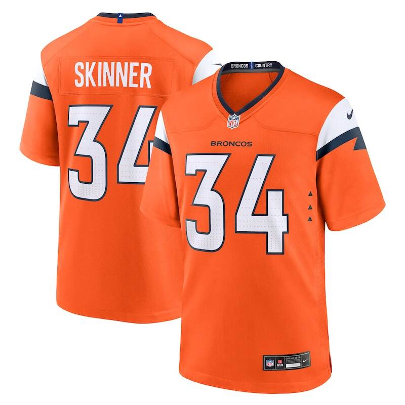 None JL Skinner Denver Broncos Great Value Team Spirit Wear Football A