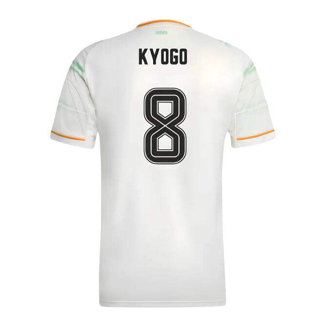 Elite Performance Green And White Hoops Kyogo #8 Latest Edition Lic...