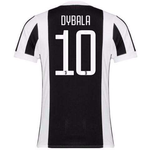 Juventus Home 201718 Dybala 10 Soccer Jersey Shirt - Official Replica