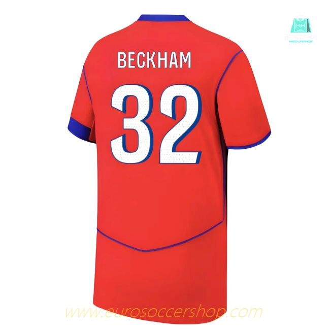 2025-2026 PSG Third Shirt (Kids) (Beckham 32)