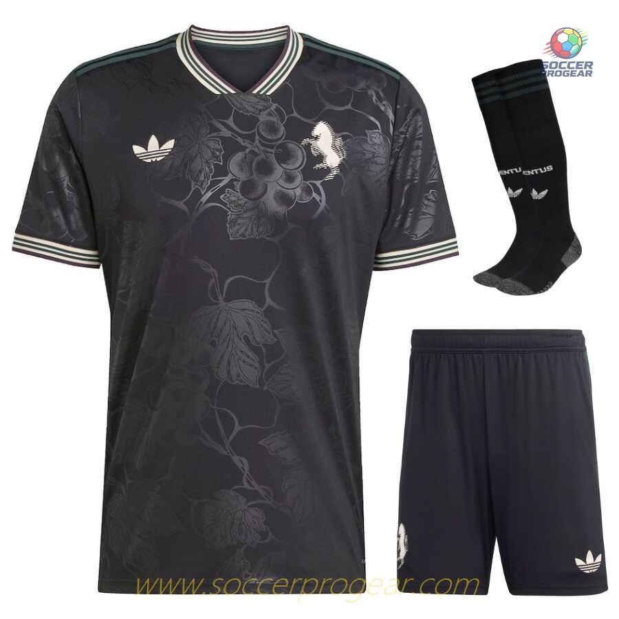 Juventus Third Kids Edition Jersey Set Soccer Jersey 2025-2026 Season