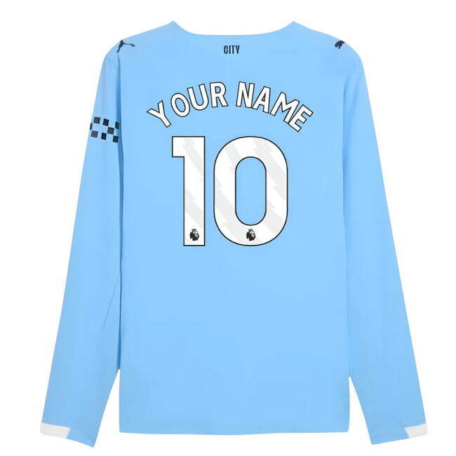 2025-2026 Man City Soccer Jerseys Home Jersey (Custom)