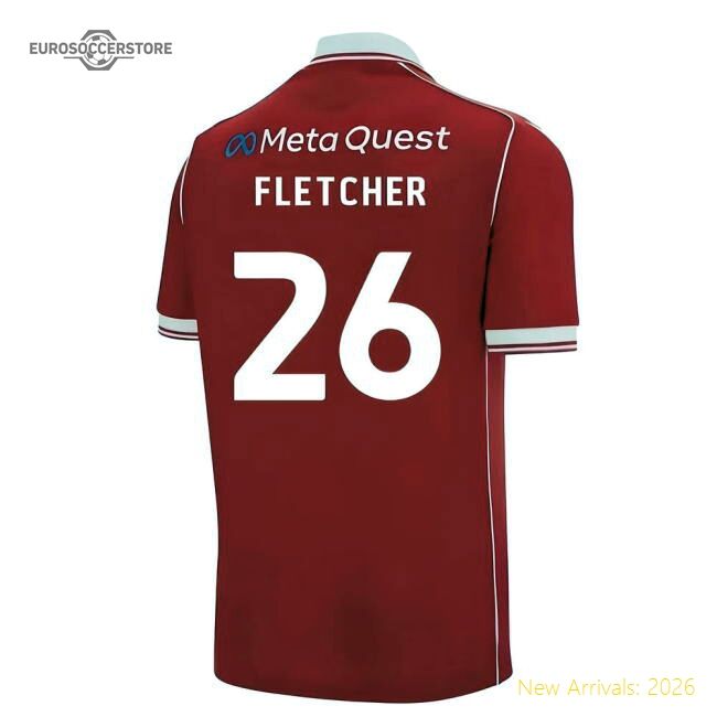 High-quality 2025-2026 Wrexham Home Shirt (fletcher 26) - Great Value