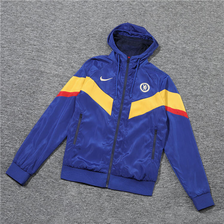 Official Chelsea 2425 Blue Windbreaker - Official Replica 13791