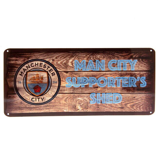 Manchester City FC Shed Sign - official style
