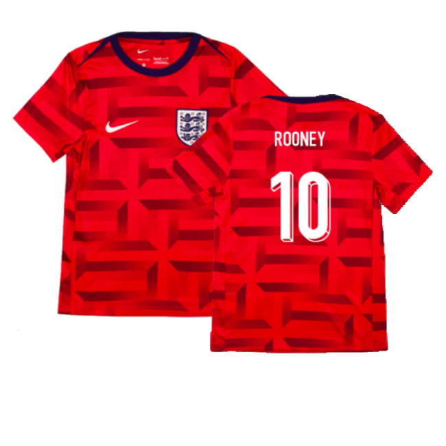 Kids Rooney 10 Updated Lightweight England Home Team Kit
