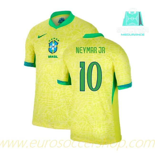 2024-25 Edition Brazilian National Team Home Shirt (Neymar JR 10)