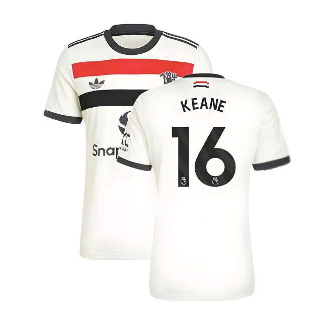 Authentic Design Football Man Utd Third Shirt Keane #16 Latest Edi...