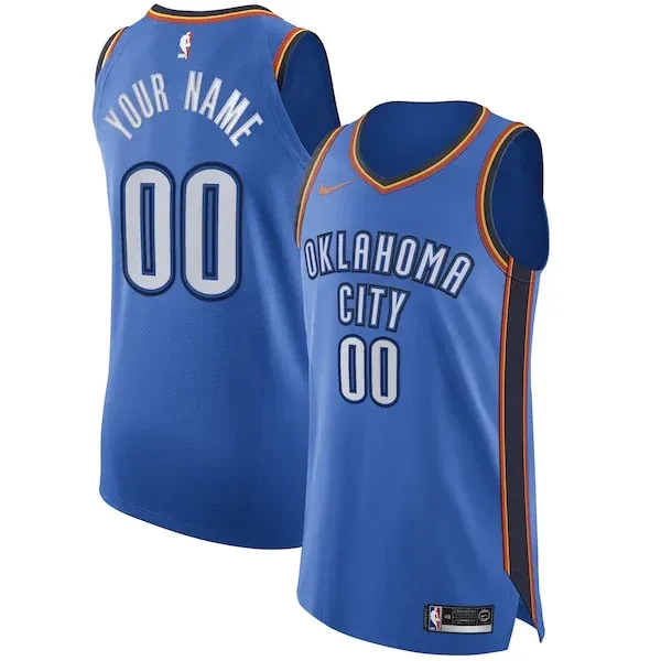 Oklahoma City OKC Authentic Jersey - authentic team-jersey - Blue