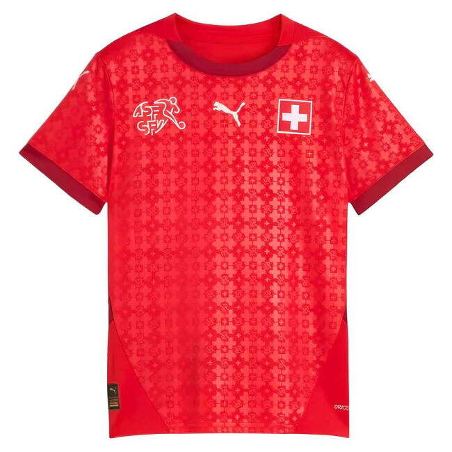 Genuine 2025-2026 Switzerland UEFA Home Jersey (Kids)