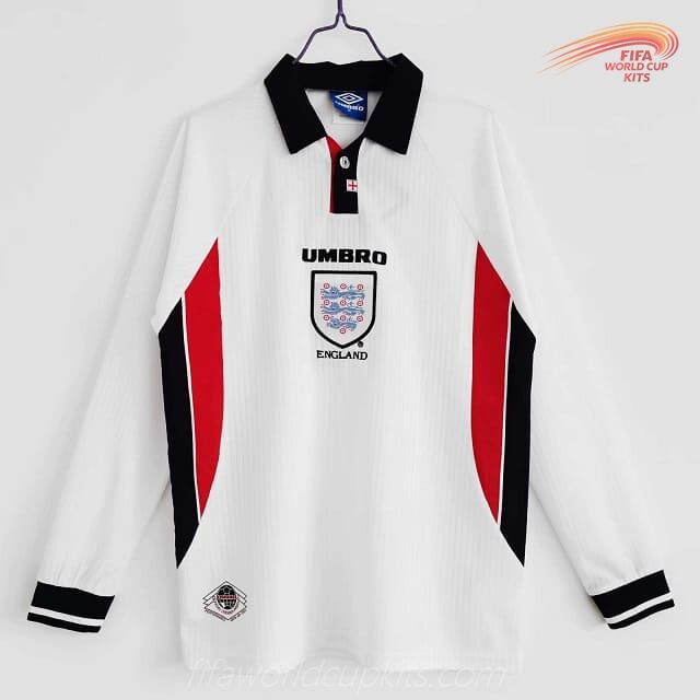 England 1998 World Cup Home Long Football Kit