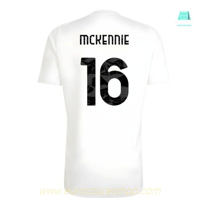 2025-2026 Juventus Training Shirt (White) (McKennie 16)