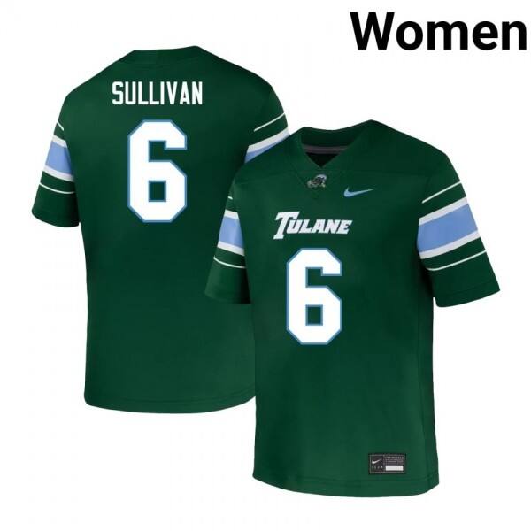 Premium Quality Women #6 Brendan Sullivan Women Green Variant