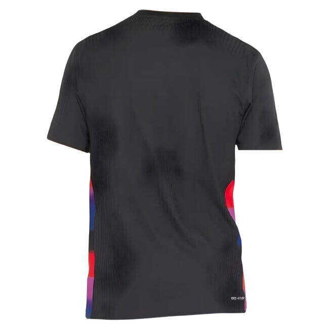 Advantages 2025-2026 England WEC Authentic Away Shirt (Black) - Mens Slim Fitting