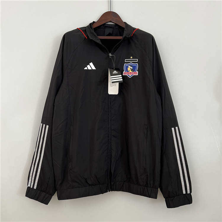 2324 Colo-Colo Black Windbreaker - Official Replica 7091