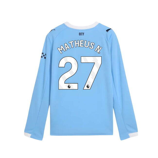 Kids Man City Soccer Jerseys Home Jersey 2025-2026 #70
