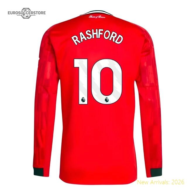 2025-2026 Premier League Team Home Luxury Jersey Rashford Fabric