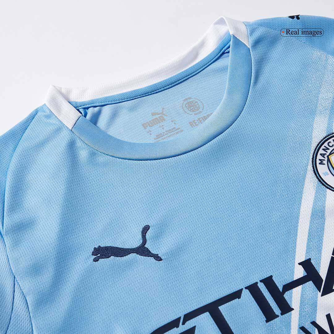 Manchester City Home Long Sleeve Soccer Jersey 2025/26