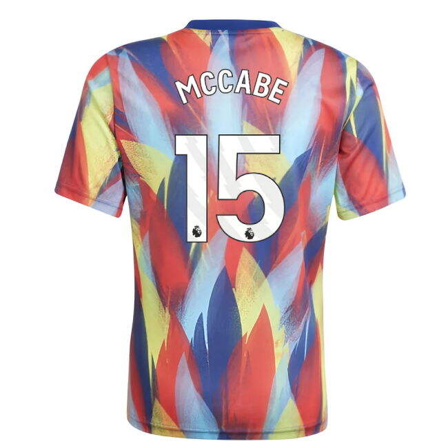 2025-20 Arsenal Authentic Home Football Shirt McCabe 15 L M S Kids