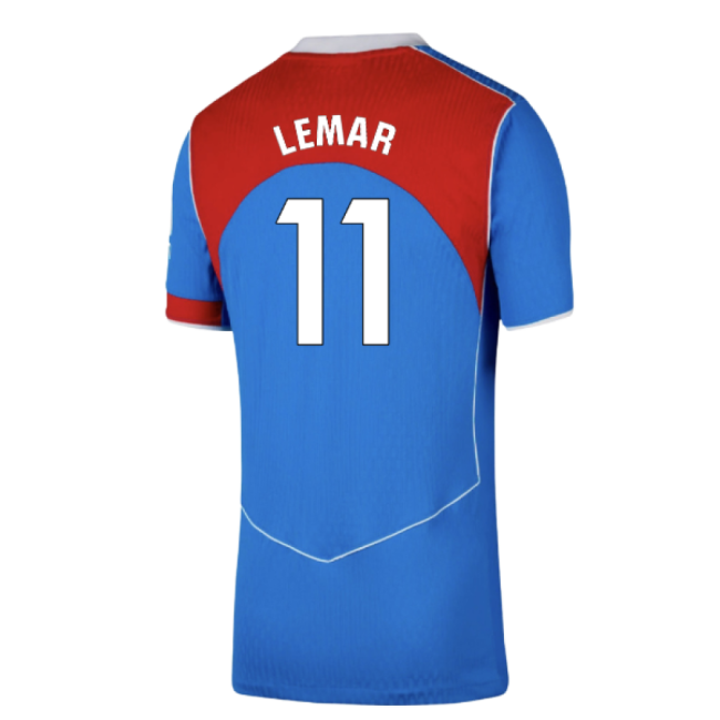 Atletico Madrid Spanish Lemar Third Match-ready Jersey Textile