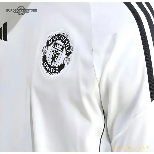 Premium 2025-2026 Man Utd Training Tee (white) - Premium Quality