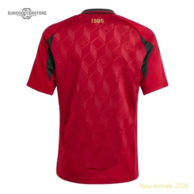 Official Belgium 2024-2025 Home Jersey - Moisture-management