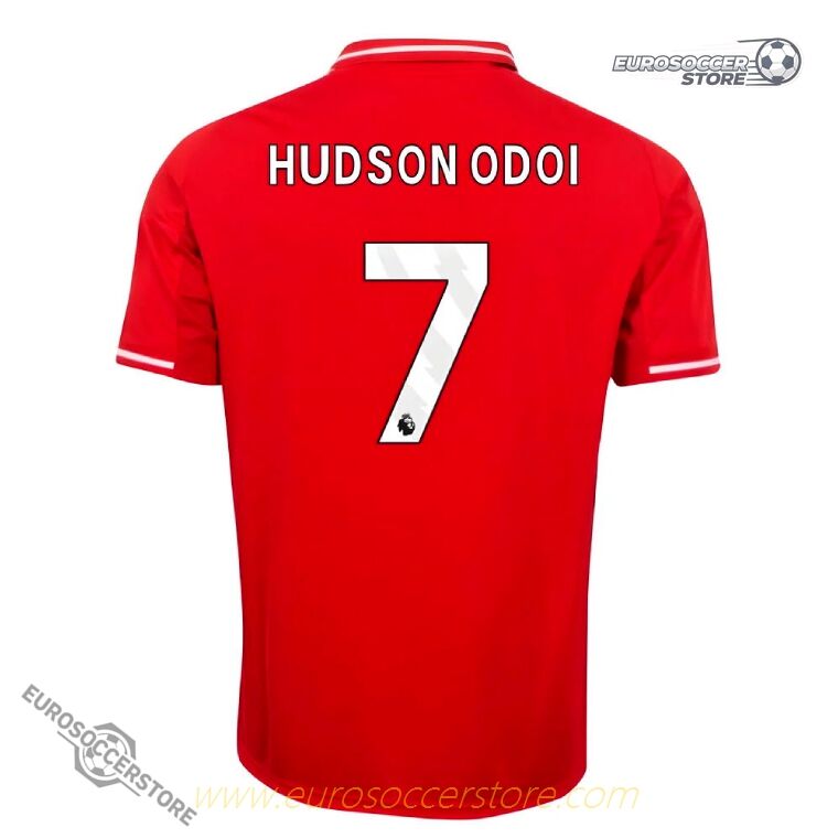 Nottingham Forest 25-26 Season Home Jersey, Player Version: HUDSON ODOI, Jersey Number 7