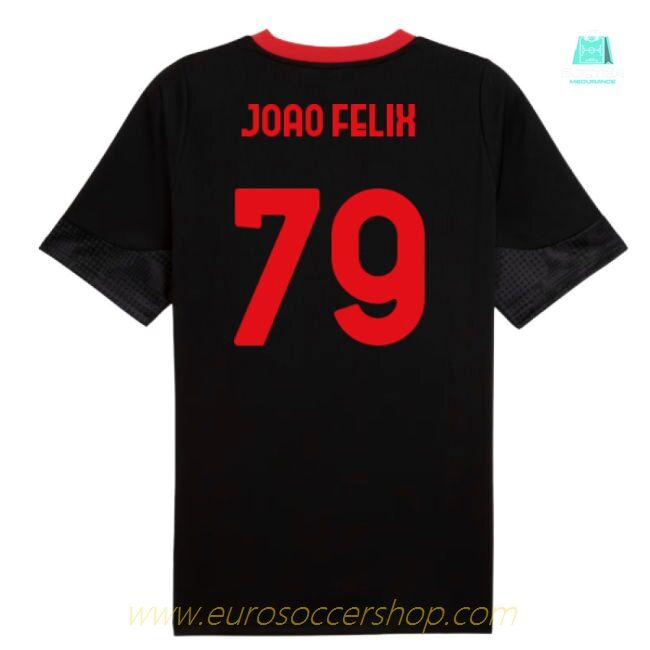 2025-2026 AC Milan Training Jersey (Black) (Joao Felix 79)
