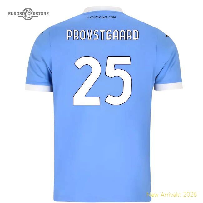 Fan-Favorite 2025-2026 Lazio Home Shirt (Provstgaard 25)