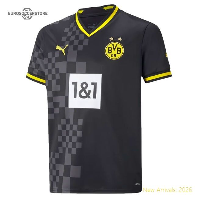 2022-2023 Borussia Dortmund Away Shirt (kids) (haaland 9)