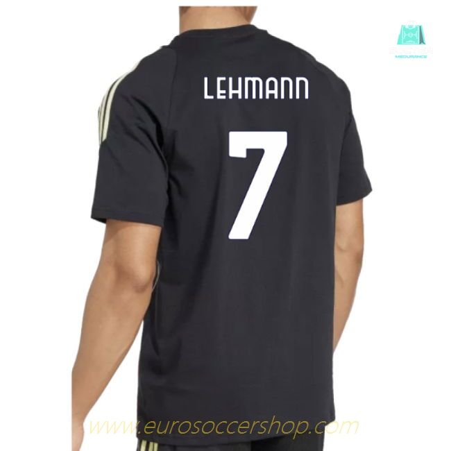 2025-2026 Juventus Training Tee (Black) (Lehmann 7)