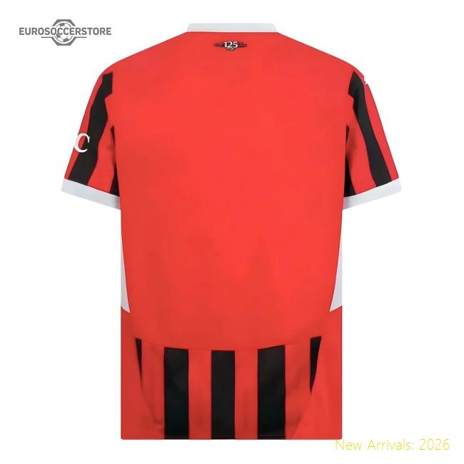 Top-tier Home Ac Milan Jersey 2024-2025 Comfortable Quick-dry