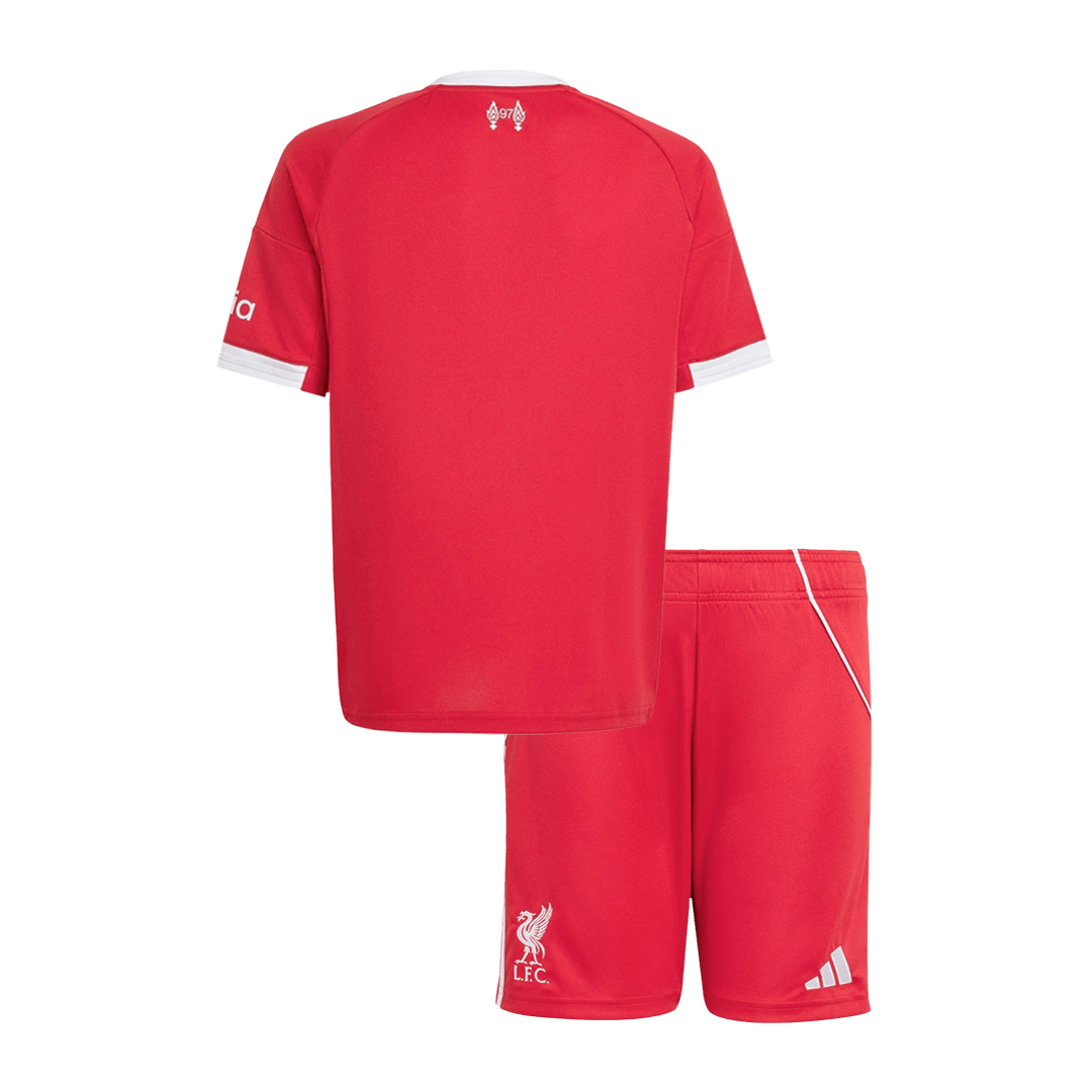 Liverpool Home Kids Soccer Jerseys Kit 2025/26
