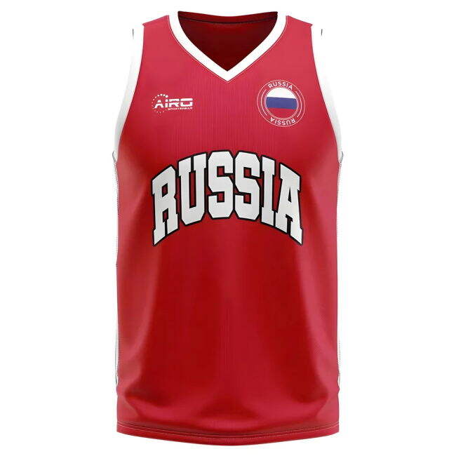 Russia Home Concept Basketball Shirt Premium Worldcup Official