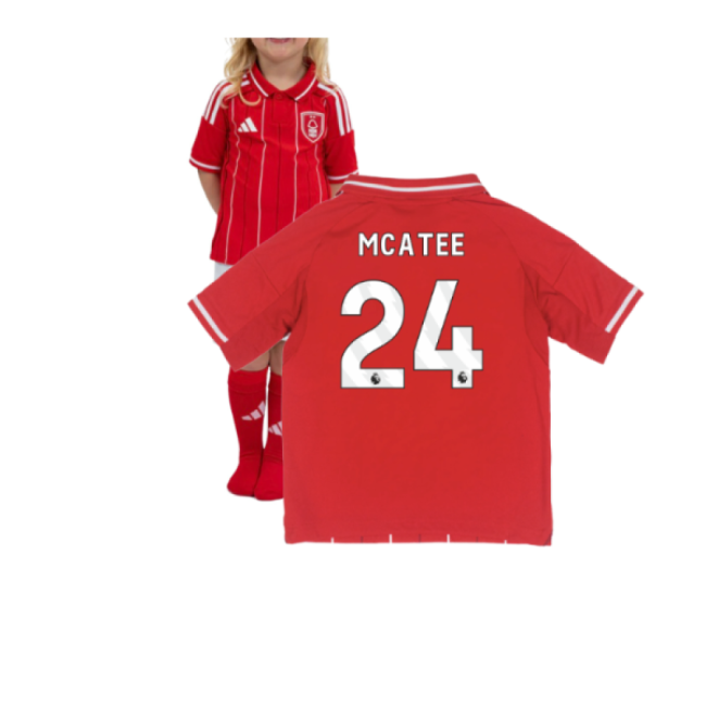 Chic 2025-2026 Nottingham Forest Home Mini Kit (McAtee 24) for Fan ...