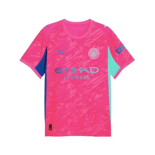 Vintage Man City 2025-2026 Man City Goalkeeper Home Shirt (Pink) fo...