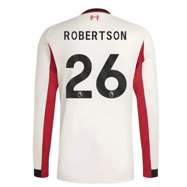 Liverpool 2025-20 Away Football Shirt - Robertson 26 L S