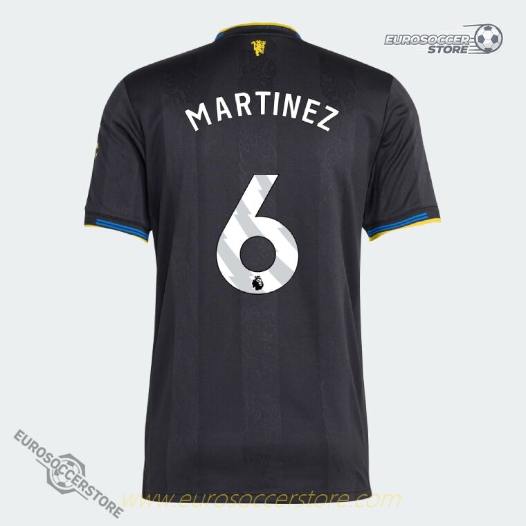 Martinez #6 Third Jersey of Manchester United for 25-26 Season (Player Version)